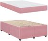 vidaXL Bettrahmen mit Matratze Rosa 120 x 200 cm Stoff 3398391 Bild 4