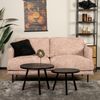 Bronx71 Chenille Sofa Denver 2,5-Sitzer rosa Bild 2