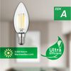 BRILONER - EEK A 2er Set Filament LED Lampe E14 Kerze, warmweißes Licht, 4W, 840lm, LED Glühbirne, Leuchtmittel, Birne, Glühlampen, Bulb, 35x98 mm Bild 3