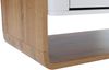 Highboard HWC-P43, Hochschrank Sideboard Kommode, 5 Schubladen MDF 155x80x41cm ~ Wotan-Eiche-Optik, weiß Bild 5