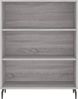 vidaXL Regalschrank Grau Sonoma 69,5x32,5x90 cm Holzwerkstoff 828386 Bild 4