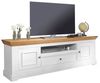 Lowboard 1 GLORA TV-Board Kiefer massiv weiß gewachst Eiche Landhaus Bild 3
