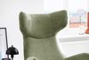 KAWOLA Sessel LOTTE Ohrensessel Cord olivgrün 117 x 82 x 79 cm Bild 2