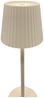 Coen Bakker Deco BV LED Tischleuchte Portable Light, LED, warmweiß, kaltweiß, neutralweiß, aufladbar außen sand USB touch geriffelt 9x27,5 cm Bild 3