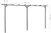 Pergola aus Holz LURV Grau 4x2m Kiefernholz Rankhilfe Pergola Holz Bausatz freistehend Gartendeko Gartenbogen Gartenpergola Bild 2