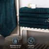 Komfortec 2er Saunatuch Set 80x200 cm aus 100% Baumwolle, XXL-Saunatücher, Sauna Handtuch, Weich, Groß, Frottee, Schnelltrocknend, Petrol Bild 3