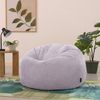 Icon Kingston Sitzsack Cord, Lila, 2er Pack, Sitzsack Erwachsene mit Füllung, Bean Bag, Cord Sessel, Lounge Sessel, Lounge Stuhl, Schlafzimmer, Wohnzimmer, Wohnzimmer Möbel Bild 3