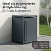 STEELSØN 'Xalara' Mülltonnenbox 1er 240 Liter, anthrazit, Mülltonnenverkleidung aus Stahl, wetterfest, 116x80x69 cm, Müllbox für 1 Tonne Bild 5