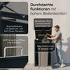 STEELSØN 'Xalara' Mülltonnenbox 1er 240 Liter, anthrazit, Mülltonnenverkleidung aus Stahl, wetterfest, 116x80x69 cm, Müllbox für 1 Tonne Bild 3