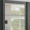 Schwebetürenschrank Kleiderschrank 270 cm in Grafit mit Schubladen, Rahmenspiegel Bild 5
