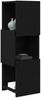 vidaXL Eckschrank Schwarz Eichen-Optik 30,5x30x95cm Holzwerkstoff 889830 Bild 3