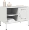 vidaXL TV-Schränke 2 Stk. Weiß 68x39x50,5 cm Stahl 843005 Bild 4
