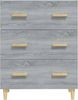 vidaXL Sideboard Grau Sonoma 70x34x90 cm Holzwerkstoff 817346 Bild 3