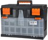 Werkzeugkiste Anglerkiste Aufbewahrungsbox Henkel 45x26xH32cm Schwarz Bild 2