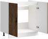 vidaXL Spülenunterschrank Porto Räuchereiche 80x46x81,5 cm 853932 Bild 5