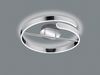 LED Deckenleuchte PARMA Metall Chrom/Weiß 3 Stufen Dimmer Ring, Ø 50cm Bild 3