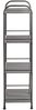 Regal >59824< 4 Ablagen, in anthrazit, Metall, Stahlrohr - 33x108x28cm (BxHxT) Bild 5