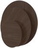 Dekor Spanplatte 19mm Tischplatte rund melaminharzbeschichtet Eiche Piemont Mokka R20020 mit ABS - Größe 100 x 100 cm - Höhe 1,9 cm - Farbe Eiche Piemont Mokka Bild 5
