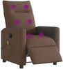 vidaXL Massagesessel Elektrisch Braun Stoff 3324048 Bild 3