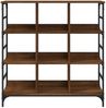 vidaXL Sideboard Braun Eichen-Optik 102x32x103,5 cm Holzwerkstoff 837731 Bild 4