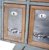 Apotheker-Schrank HWC-A43, Tanne Holz massiv, Vintage Shabby-Look 94 x 73 x 32 cm Bild 3