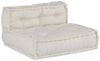 vidaXL Modulares Sofaelement Creme 70 x 70 x 54 cm Stoff 4019022 Bild 5