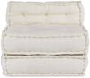 vidaXL Modulares Sofaelement Creme 70 x 70 x 54 cm Stoff 4019022 Bild 3