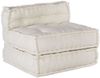vidaXL Modulares Sofaelement Creme 70 x 70 x 54 cm Stoff 4019022 Bild 2