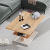 Couchtisch Arivo Weiß 90 x 60 cm mit Ablage Vicco Bild 4