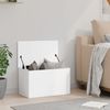 vidaXL Truhe Weiß 60x35x35 cm Holzwerkstoff 840674 Bild 3