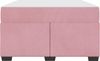 vidaXL Bettrahmen mit Matratze Rosa 120 x 190 cm Stoff 3399283 Bild 5