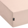 Beliani 'Hofuf' Spannbettlaken, Baumwolle beige, 140 x 200 cm Bild 4