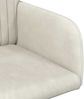 vidaXL Esszimmerstühle 4 pcs Samt (V) Creme 55 x 50 x 84 cm 3428379 Bild 5