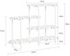 SoBuy FSB89-W Konsolentisch Flur, MDF, PVC-Furnier, Weiß, 120 x 86 x 40 cm Bild 3