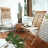 LebensWohnArt Gartenstuhl 2tlg. Teak Klappstuhl-Set KURSI Bild 2