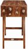 vidaXL Schminktisch Braun 90 x 76 x 45 cm Massives upgecyceltes Holz 4104566 Bild 5