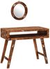 vidaXL Schminktisch Braun 90 x 76 x 45 cm Massives upgecyceltes Holz 4104566 Bild 2
