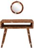 vidaXL Schminktisch Braun 90 x 76 x 45 cm Massives upgecyceltes Holz 4104566 Bild 4