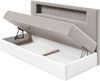 Boxspringbett 'Gladino Junior 2' rosa 100x200 cm Bild 3