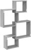 vidaXL Wandwürfelregale Wandhalterung Grau Sonoma 64 x 13,5 x 91,5 cm 8012129 Bild 5