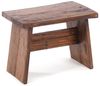 DESIGN DELIGHTS Hocker SITZBÄNKCHEN "SCHEMEL 40", Altholz massiv, 31x40x25cm, Fußhocker, F Bild 4