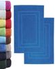 NatureMark 2er Pack Badvorleger Badematte | Premium Qualität | 100% Baumwolle | 50x80 cm | Duschvorleger Duschmatte Doppelpack | Farbe: Royal blau Bild 5
