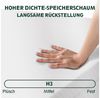 Komfortschaummatratze kaltschaummatratze, 20 cm extra dicker Schaumstoff, H3 Weiß, PFCTART, 20 cm hoch, (Set, Kaltschaummatratze 90x200 für Rücken & Seitenschläfer, Öko Tex), Kühlend atmungsaktiv, 7 Zonen ergonomisch, Bezug waschbar bis 60°C Bild 3