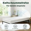 Komfortschaummatratze kaltschaummatratze, 20 cm extra dicker Schaumstoff, H3 Weiß, PFCTART, 20 cm hoch, (Set, Kaltschaummatratze 90x200 für Rücken & Seitenschläfer, Öko Tex), Kühlend atmungsaktiv, 7 Zonen ergonomisch, Bezug waschbar bis 60°C Bild 2