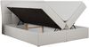 Boxspringbett Polsterbett mit Multipocket-Matratze und Topper - DIEGOS - 200x200cm - Weiß Kunstleder - H4 Bild 4