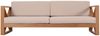 Outdoor Sofa Molveno 3-Sitzer Teak Massivholz von Teako Design Bild 3