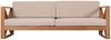 Outdoor Sofa Molveno 3-Sitzer Teak Massivholz von Teako Design Bild 4