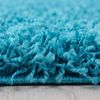 Hochflor Teppich Lux rechteckig - 240x340 cm - Türkis Bild 4