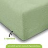 Jersey Spannbettlaken 180-200x200cm 100% Baumwolle Grün Bild 4