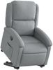 vidaXL Relaxsessel mit Aufstehhilfe Hellgrau Stoff 3204164 Bild 3